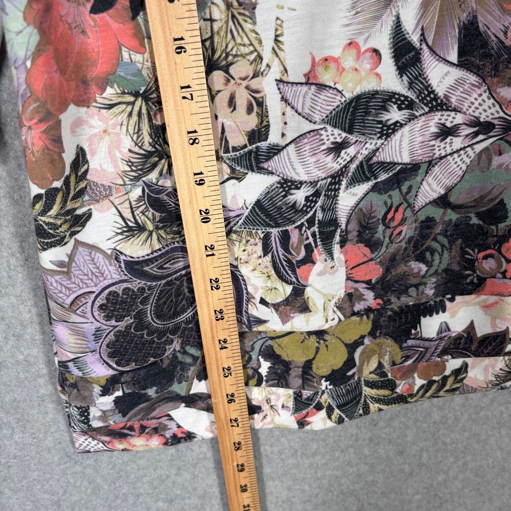 Christopher Banks Shirt Large Floral Paisley 1/4 … - image 8